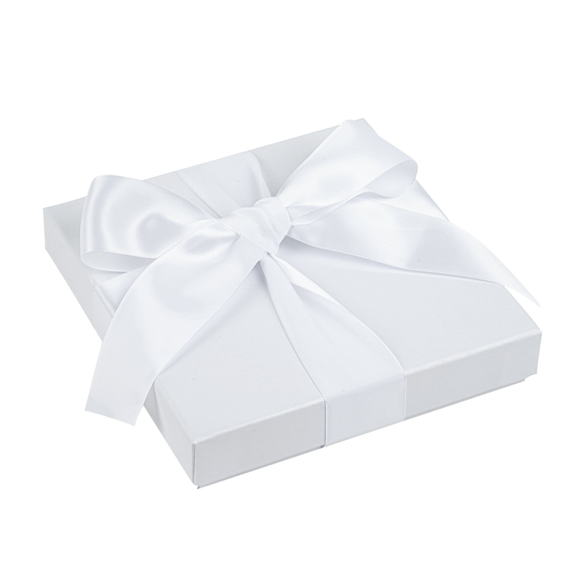 Gift Tek White Polyester Satin Ribbon - Single Face - 1 1/2" x 10 yds - 10 count box