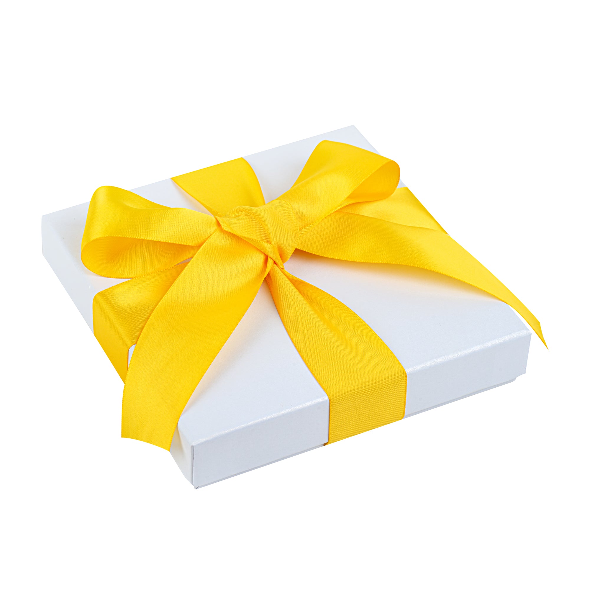 Gift Tek Yellow Polyester Satin Ribbon - Single Face - 1 1/2" x 10 yds - 10 count box