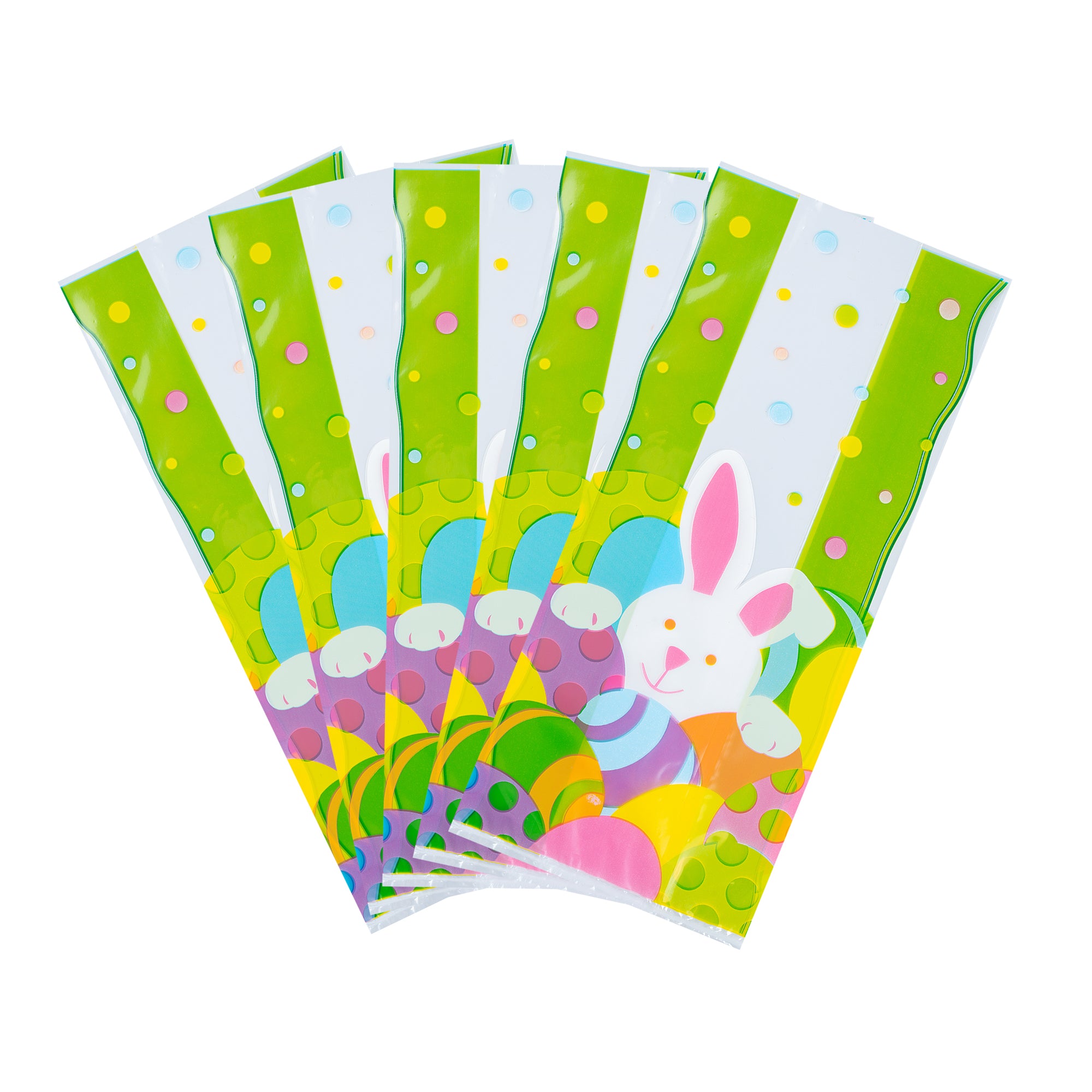 Bag Tek Plastic Candy Bag - Easter Bunny, Gusseted - 5" x 3" x 11" - 4000 count box