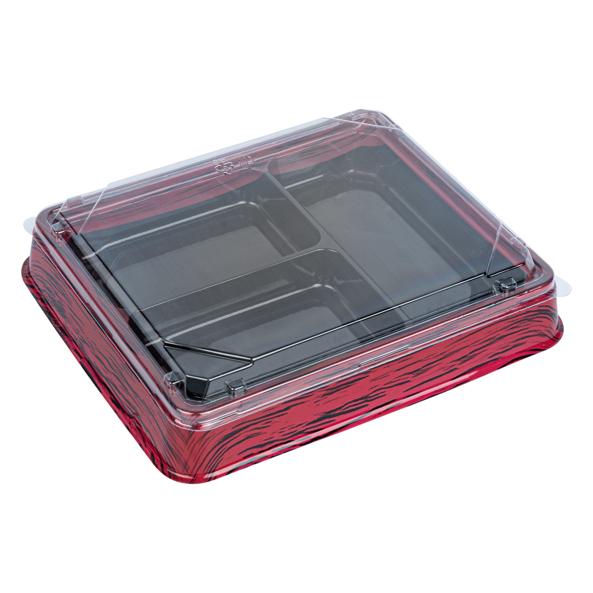 Bento Tek Rectangle Clear Plastic Lid - Fits 16 oz Bento Box - 100 count box