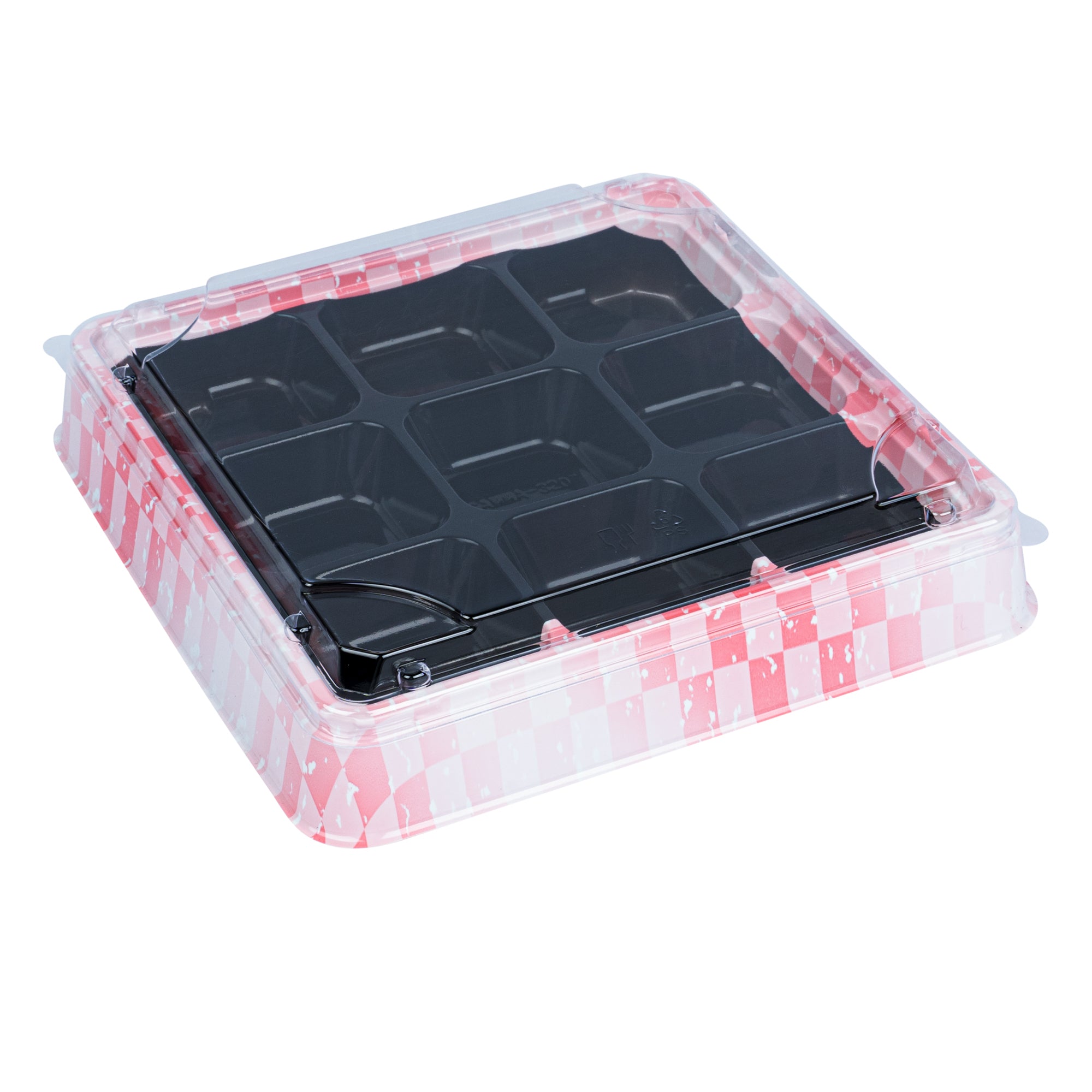 Bento Tek Square Clear Plastic Lid - Fits 17 oz Bento Box - 100 count box