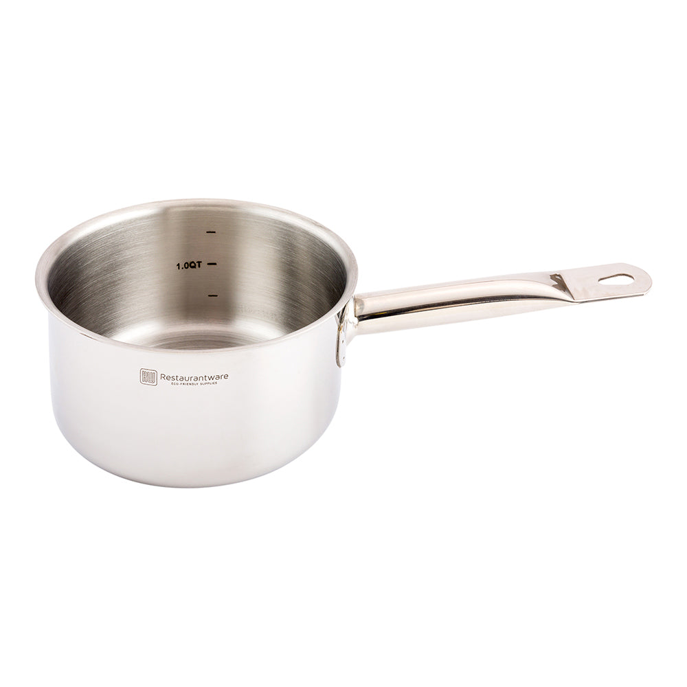 Met Lux 1.5 qt Stainless Steel Sauce Pan - Induction Ready, Single Handle - 1 count box