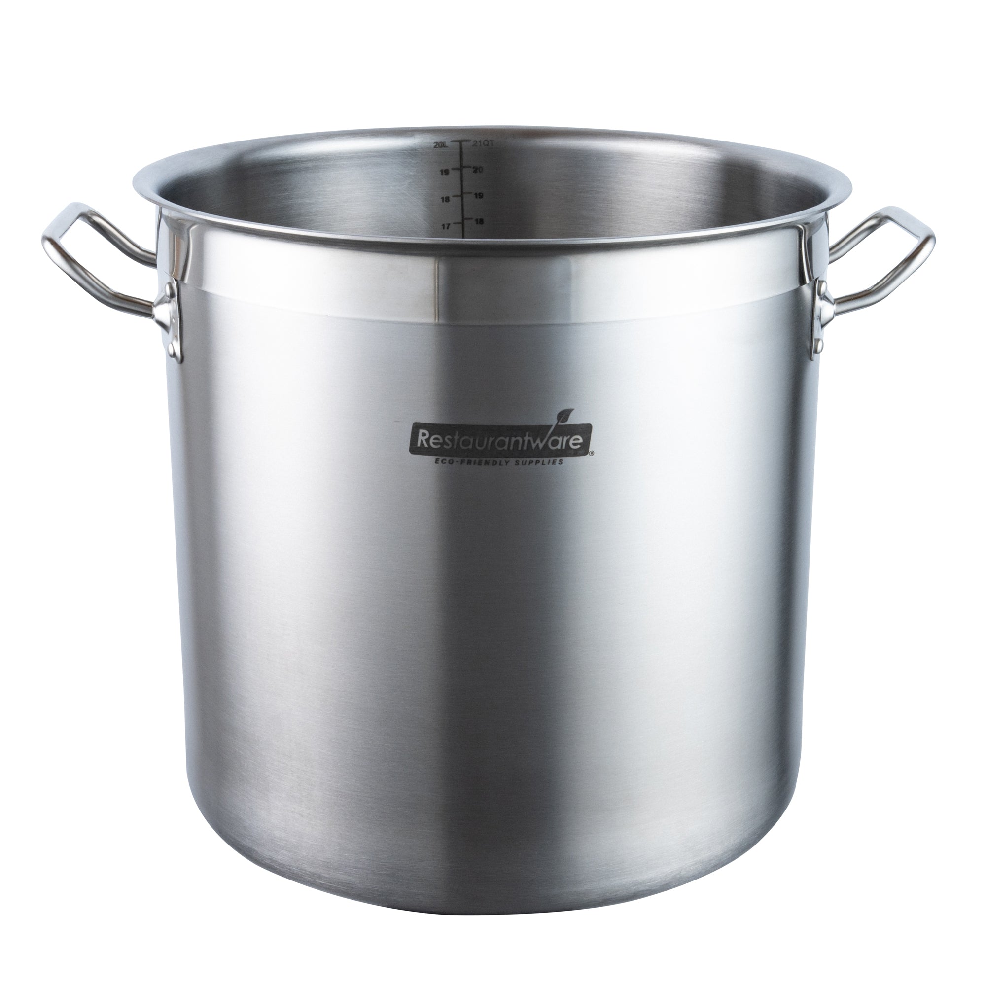 Met Lux 21 qt Stainless Steel Stock Pot - Induction Ready - 1 count box