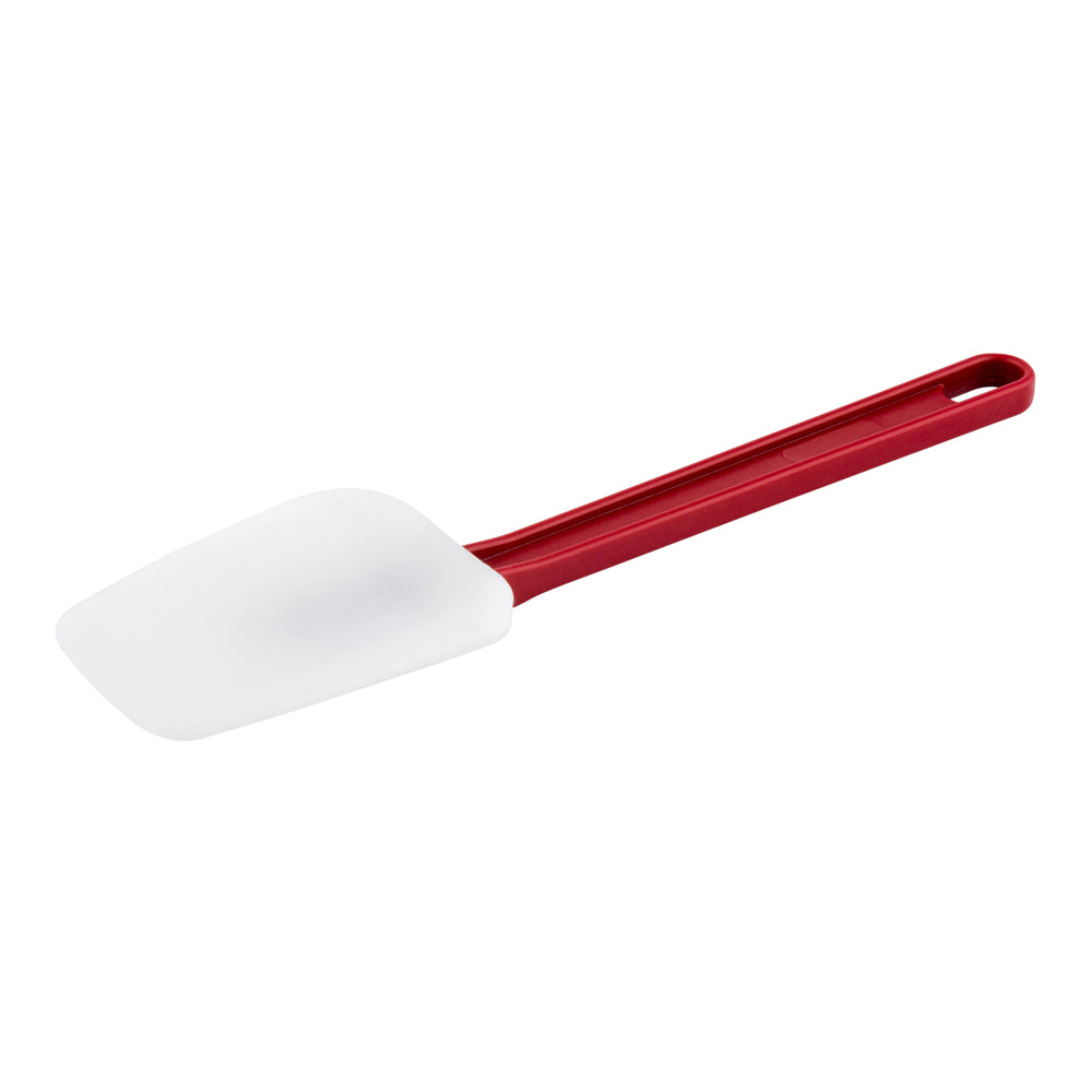 Met Lux Red High Temperature Rubber Spatula - Spoon-Shaped - 10" - 1 count box