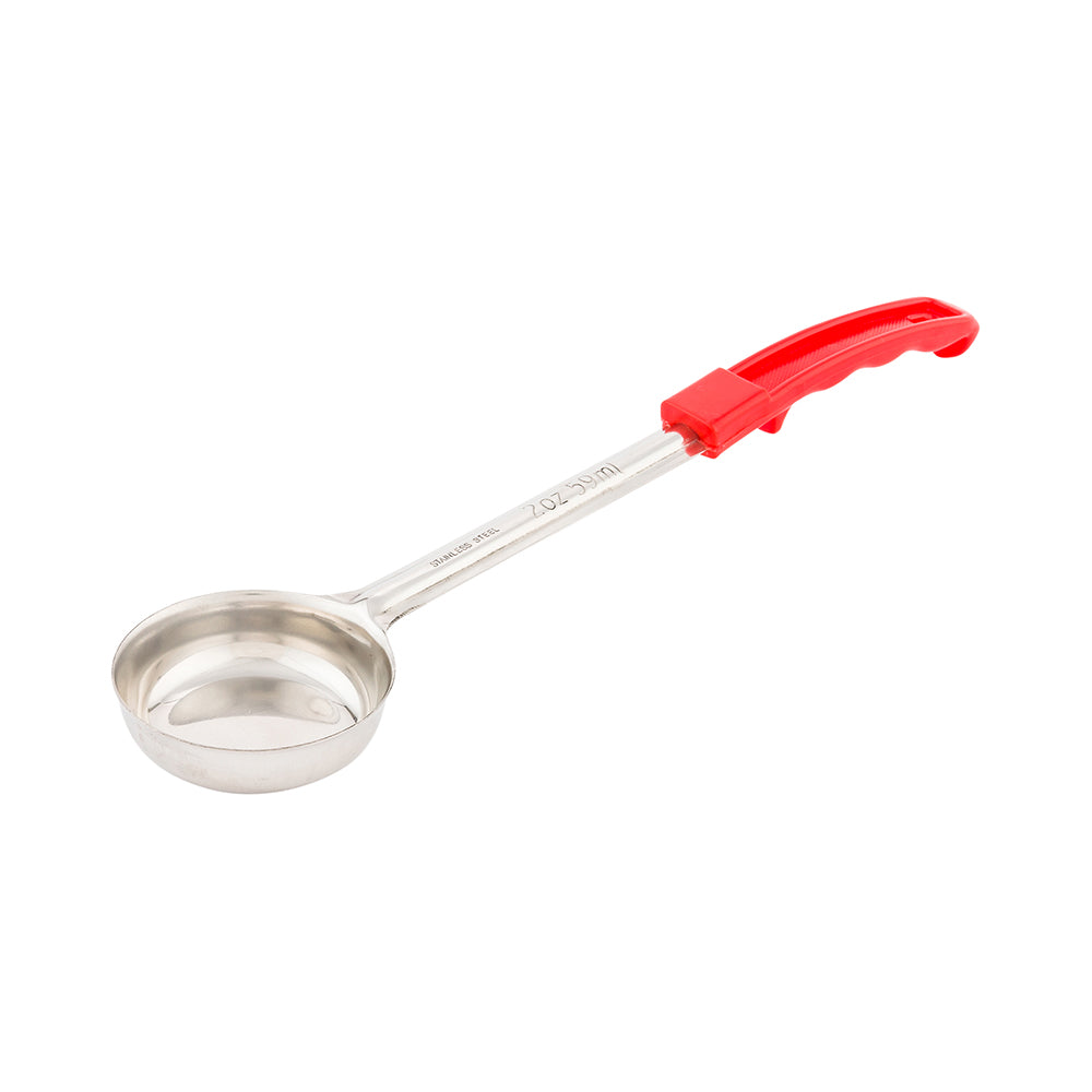 Met Lux 2 oz Stainless Steel Spoodle - Solid, with Red Handle - 1 count box