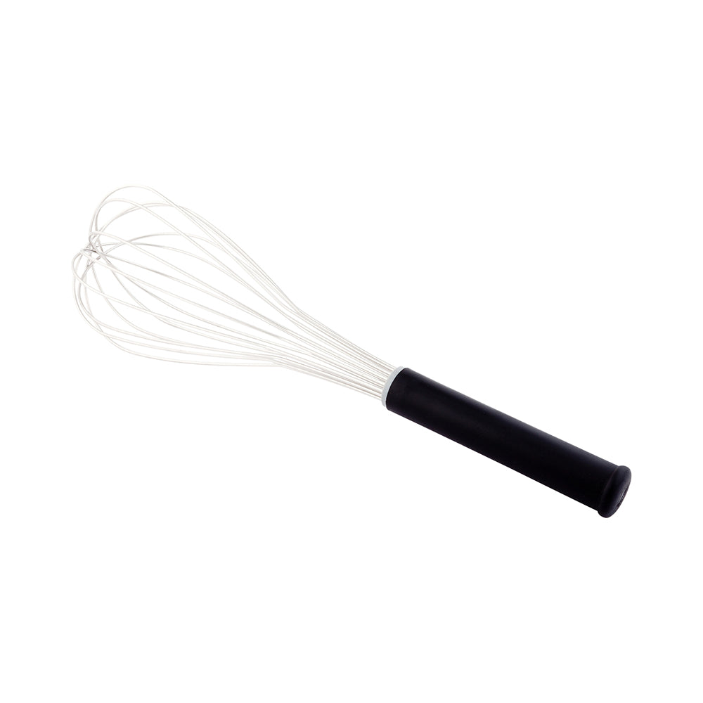 Met Lux Stainless Steel Piano Whisk - with Plastic Comfort Handle - 14" - 1 count box