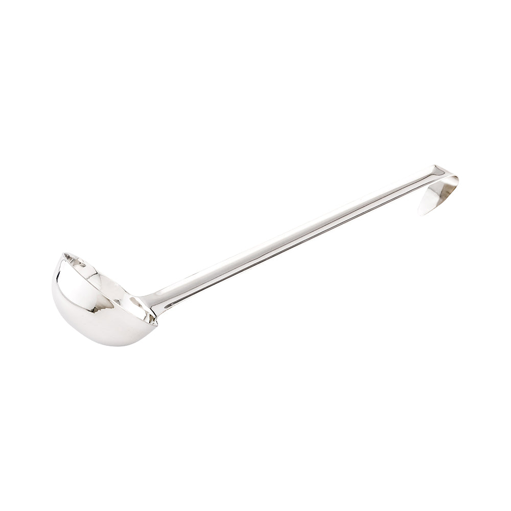 Met Lux 4 oz Stainless Steel Heavy-Duty Serving Ladle - One-Piece - 1 count box