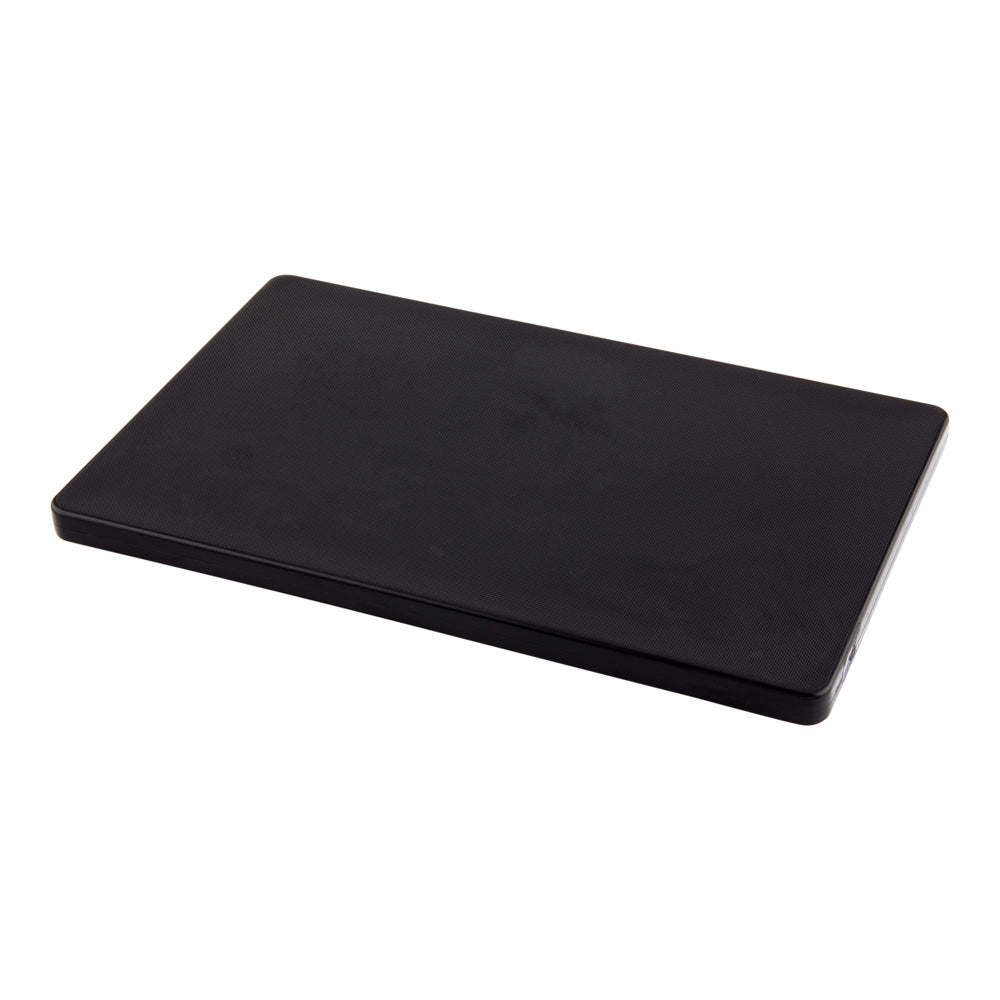 Bar Lux Black Plastic Cutting Board - Non-Slip, Professional Use - 6" x 9 3/4" - 1 count box