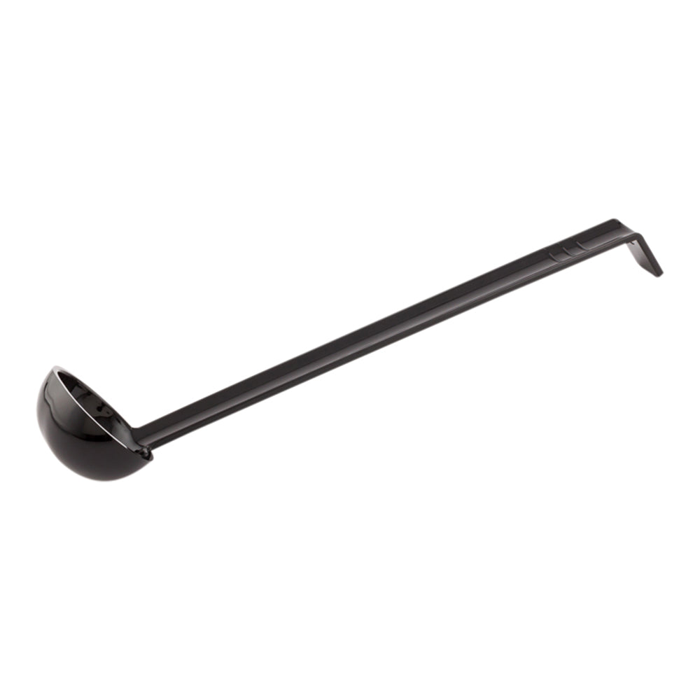 1 oz Black Plastic Sauce Ladle - 13" - 1 count box