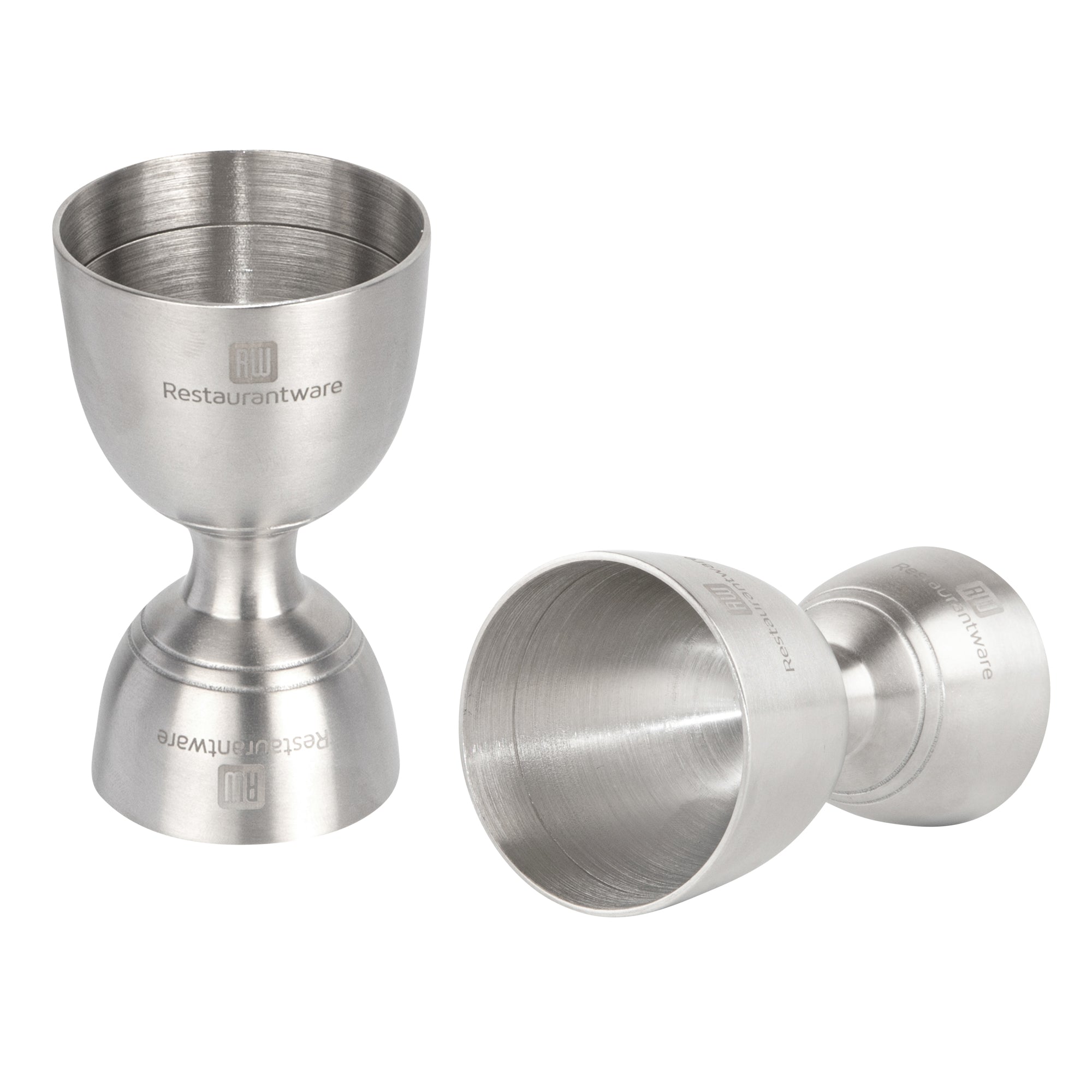 Bar Lux 1 oz / 2 oz Stainless Steel Jigger - Negroni - 1 count box