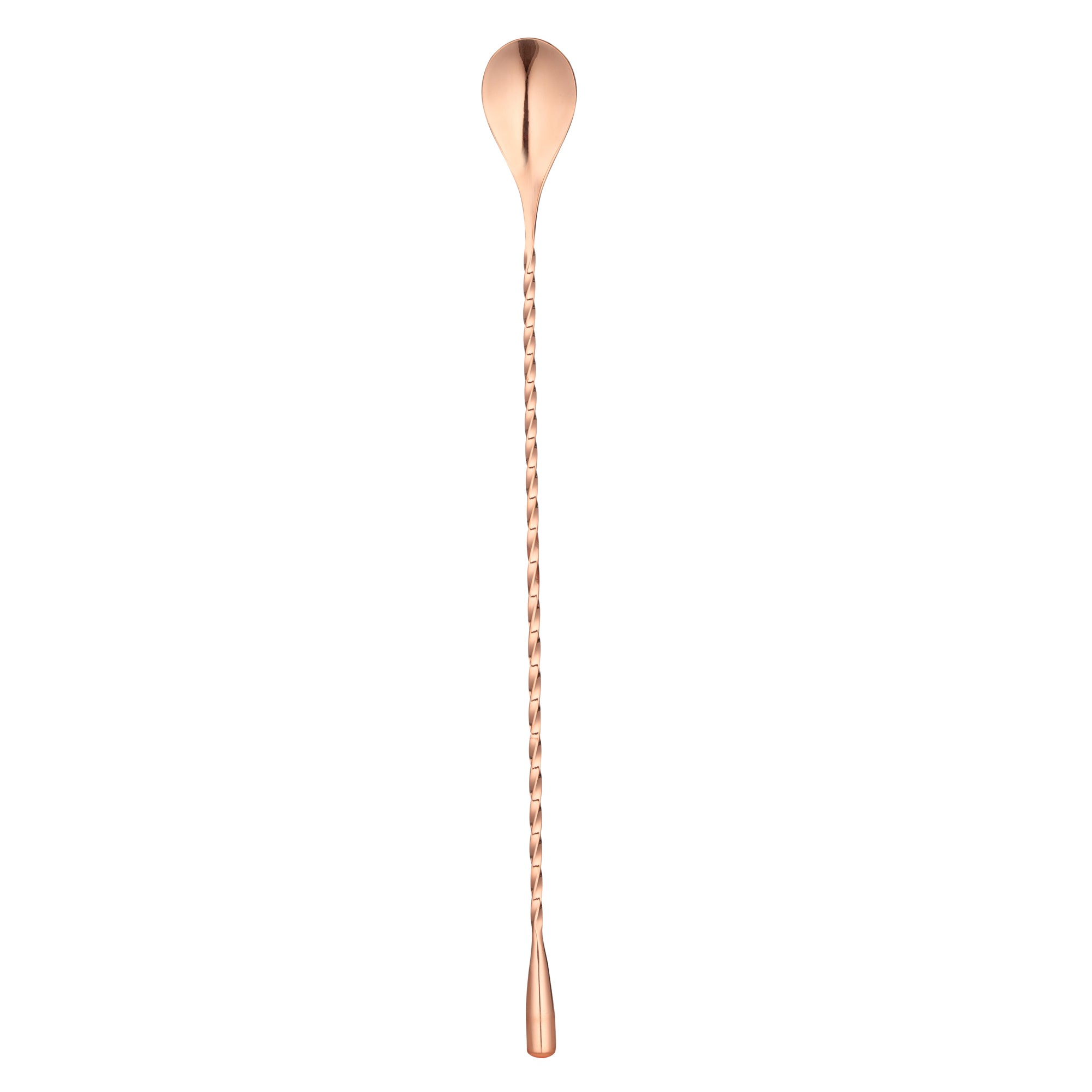 Bar Lux Copper-Plated Stainless Steel Belicoso Barspoon - 12" - 1 count box