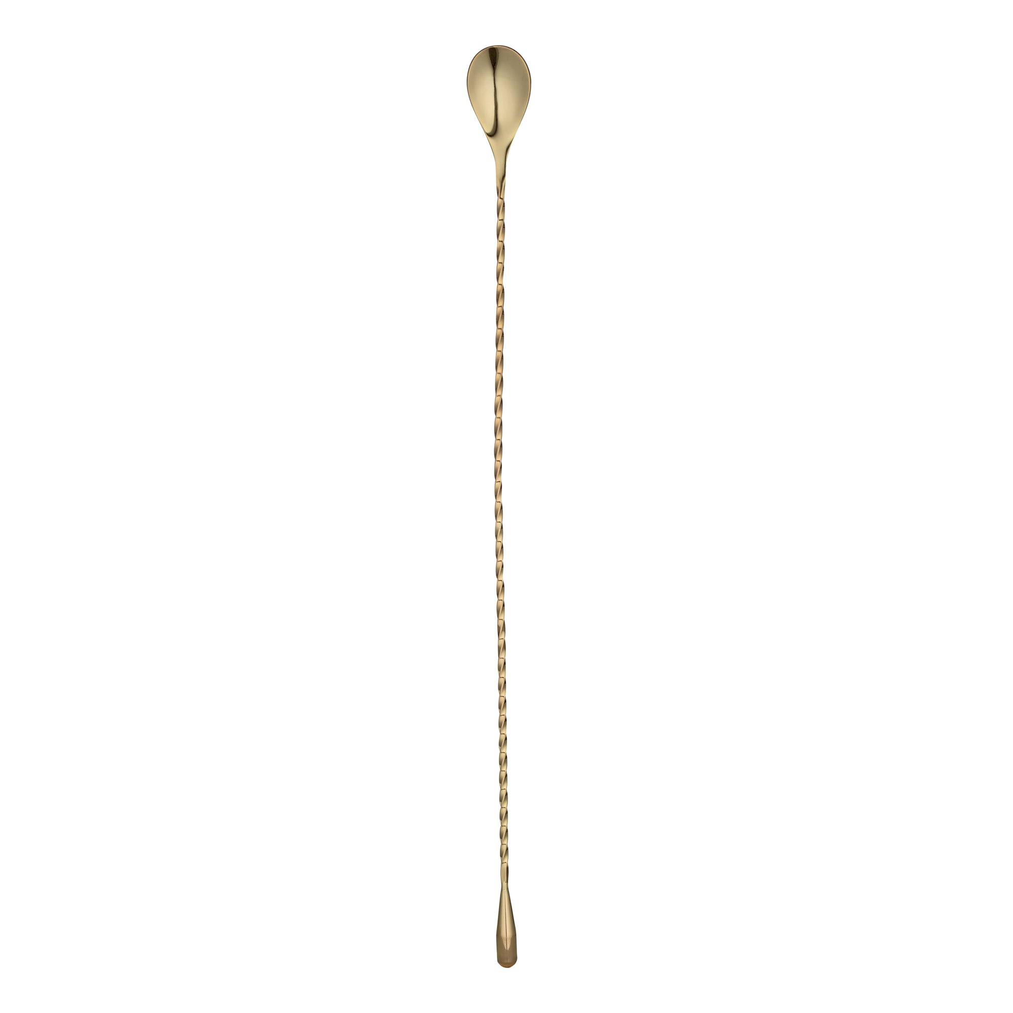 Bar Lux Gold-Plated Stainless Steel Belicoso Barspoon - 16" - 1 count box