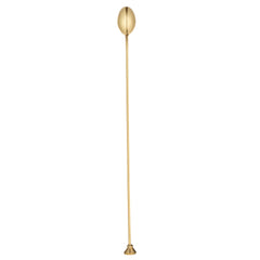 Bar Lux Gold-Plated Stainless Steel Muddler Barspoon - 16