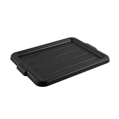 RW Clean Black Plastic Snap-On Lid - Fits Easy Grip Bus Tub - 23 1/4