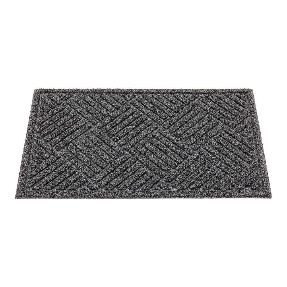 Comfy Feet Gray Heavy-Duty Outdoor Floor Mat - Diamond - 36" x 24" - 1 count box