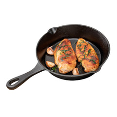 Met Lux Round Black Cast Iron 8