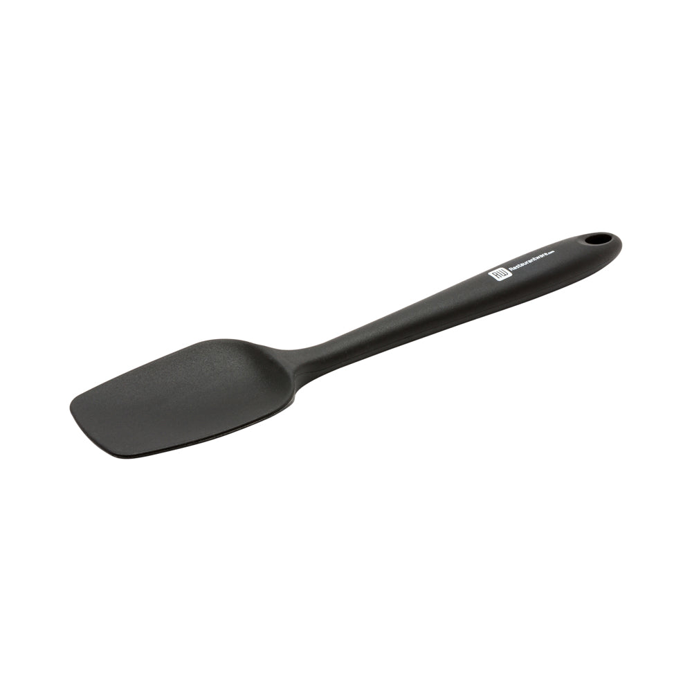 Black Silicone Spatula - Spoon-Shaped - 10 1/2" - 1 count box