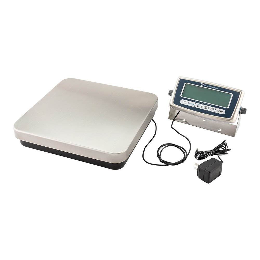 Met Lux 60 lb Digital Receiving Scale - with 12" x 12 1/2" Platform - 1 count box