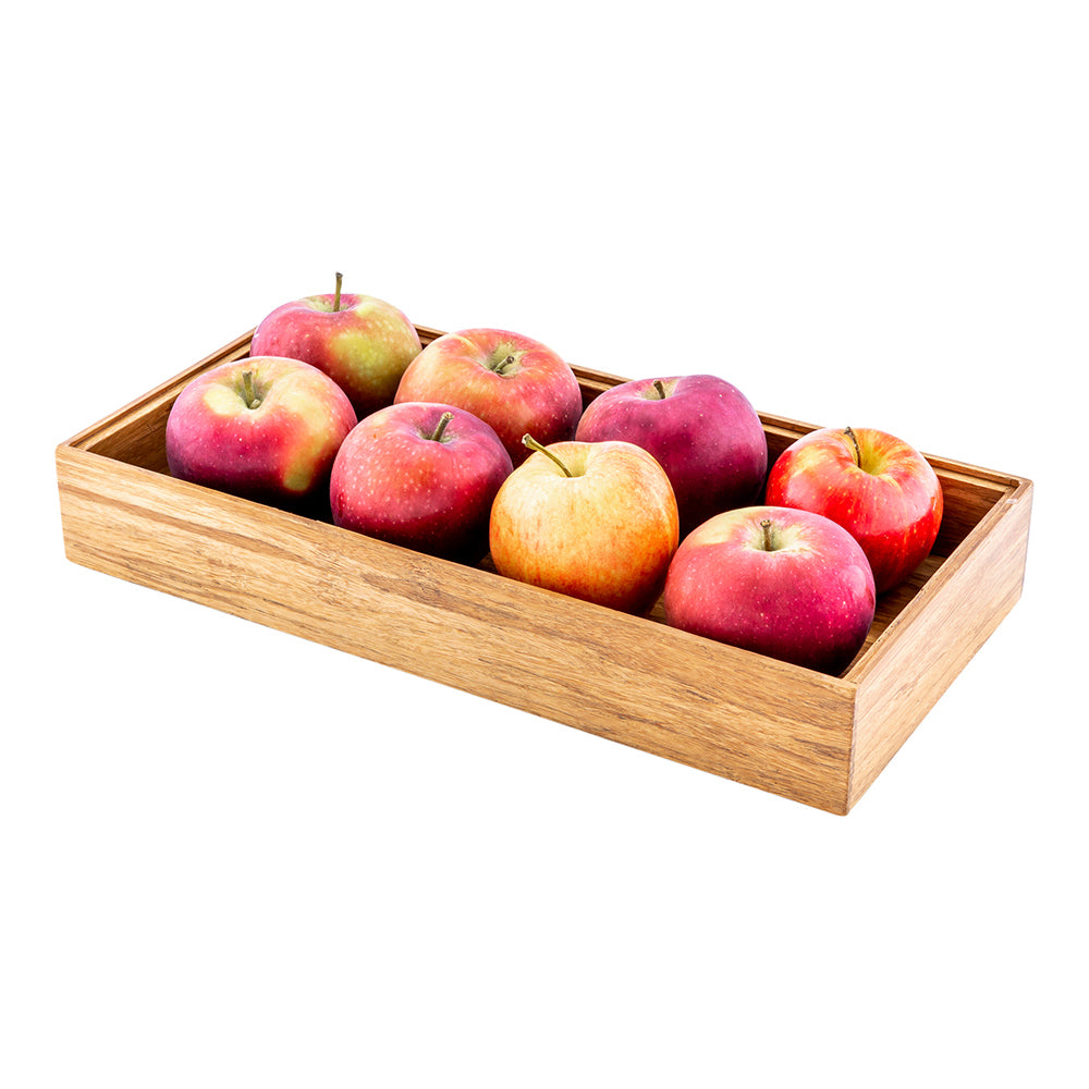 Eco Display Natural Bamboo Condiment Rack Box - 13" x 6 1/2" x 2" - 1 count box