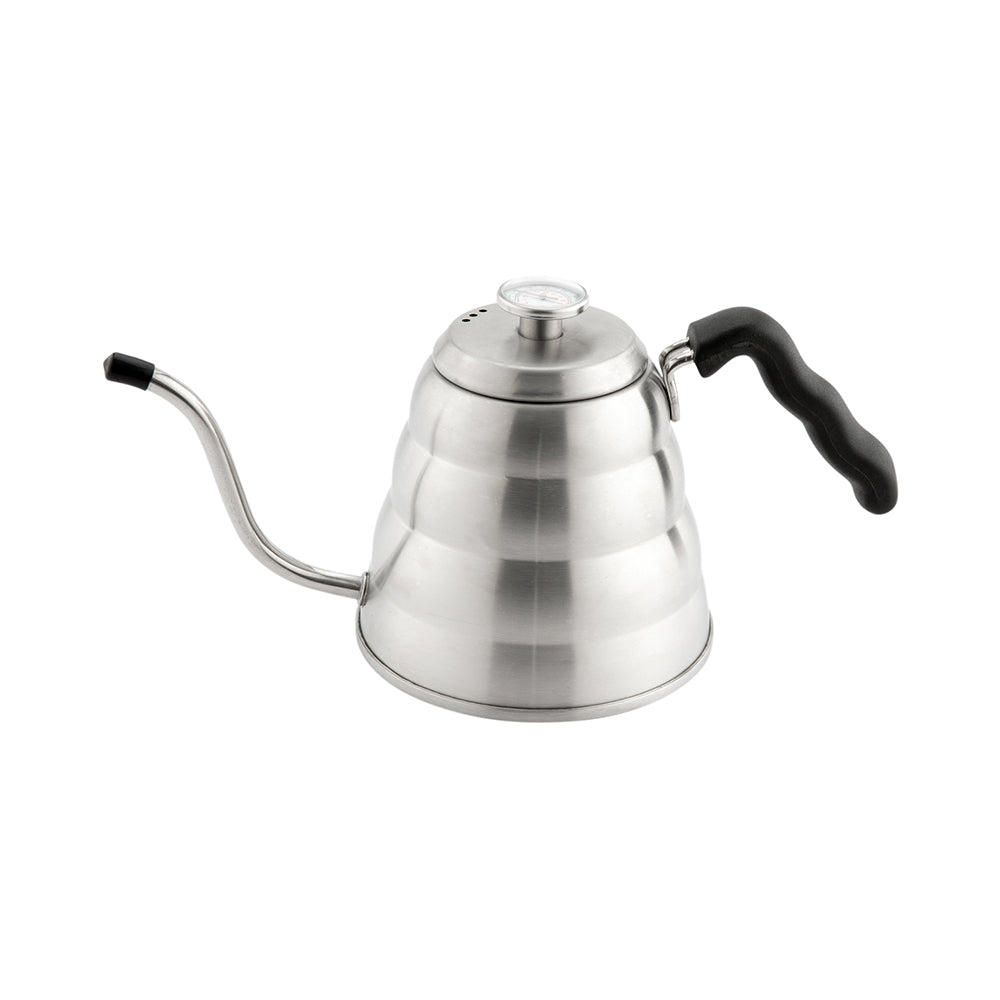 Restpresso 41 oz Stainless Steel Pour Over / Gooseneck Kettle - with Thermometer Lid - 12 3/4" x 5 1/2" x 6" - 1 count box