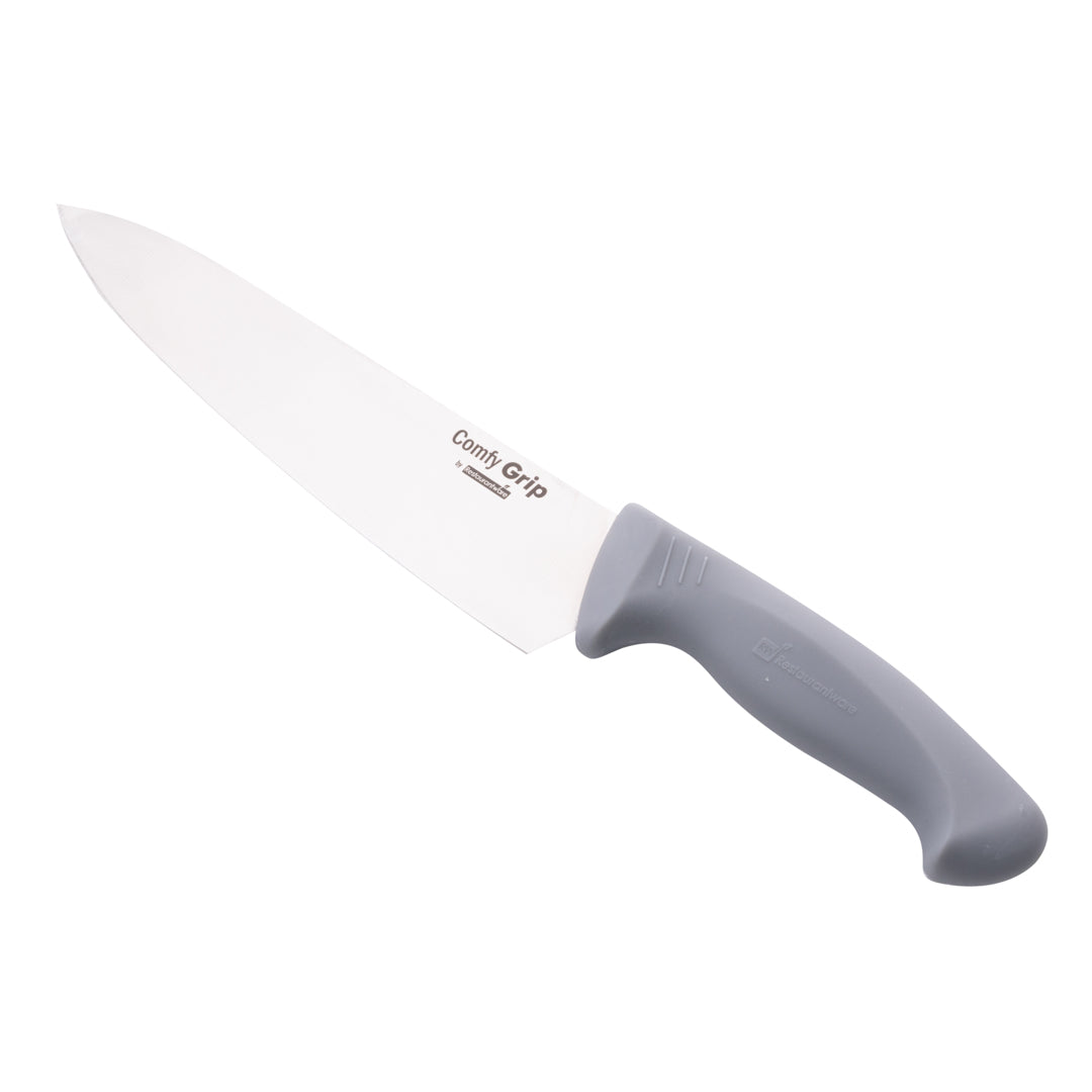 Comfy Grip Gray Stainless Steel 8" Chef's Knife - 1 count box