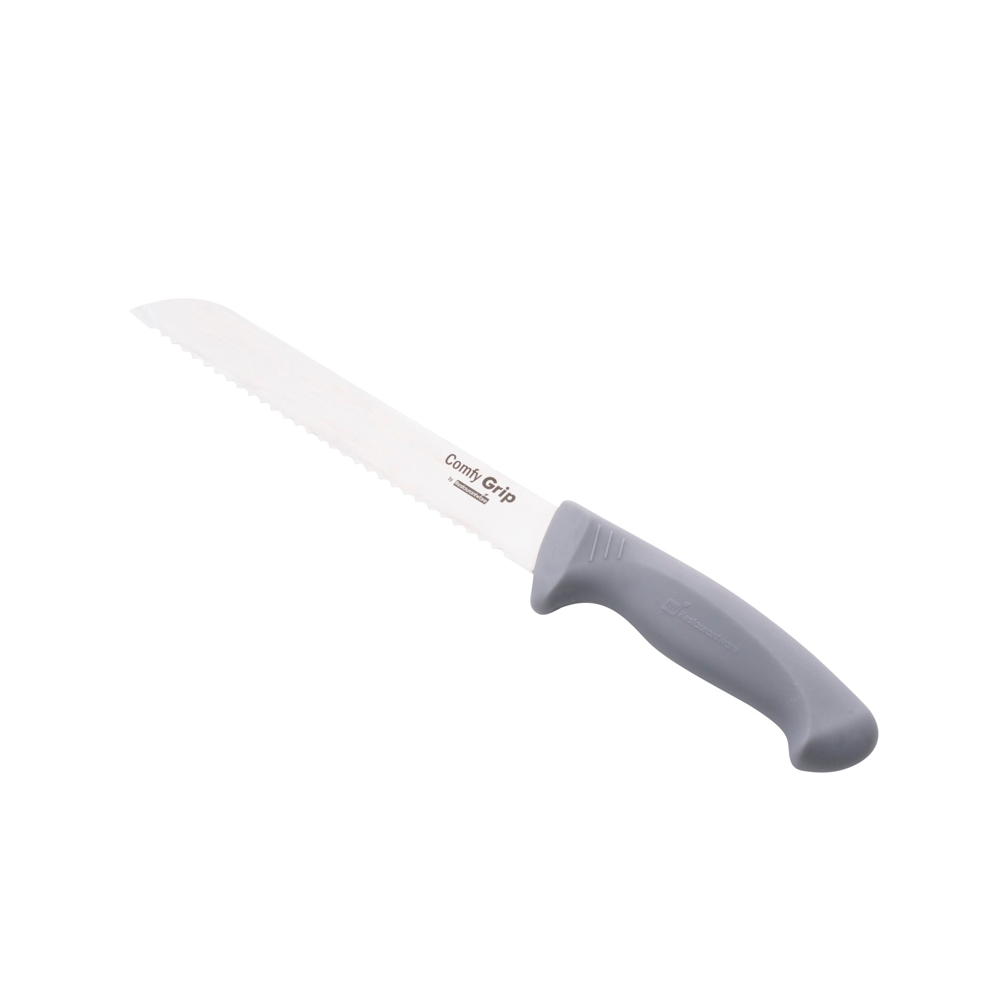 Comfy Grip Gray Stainless Steel 8" Bread Knife - 1 count box