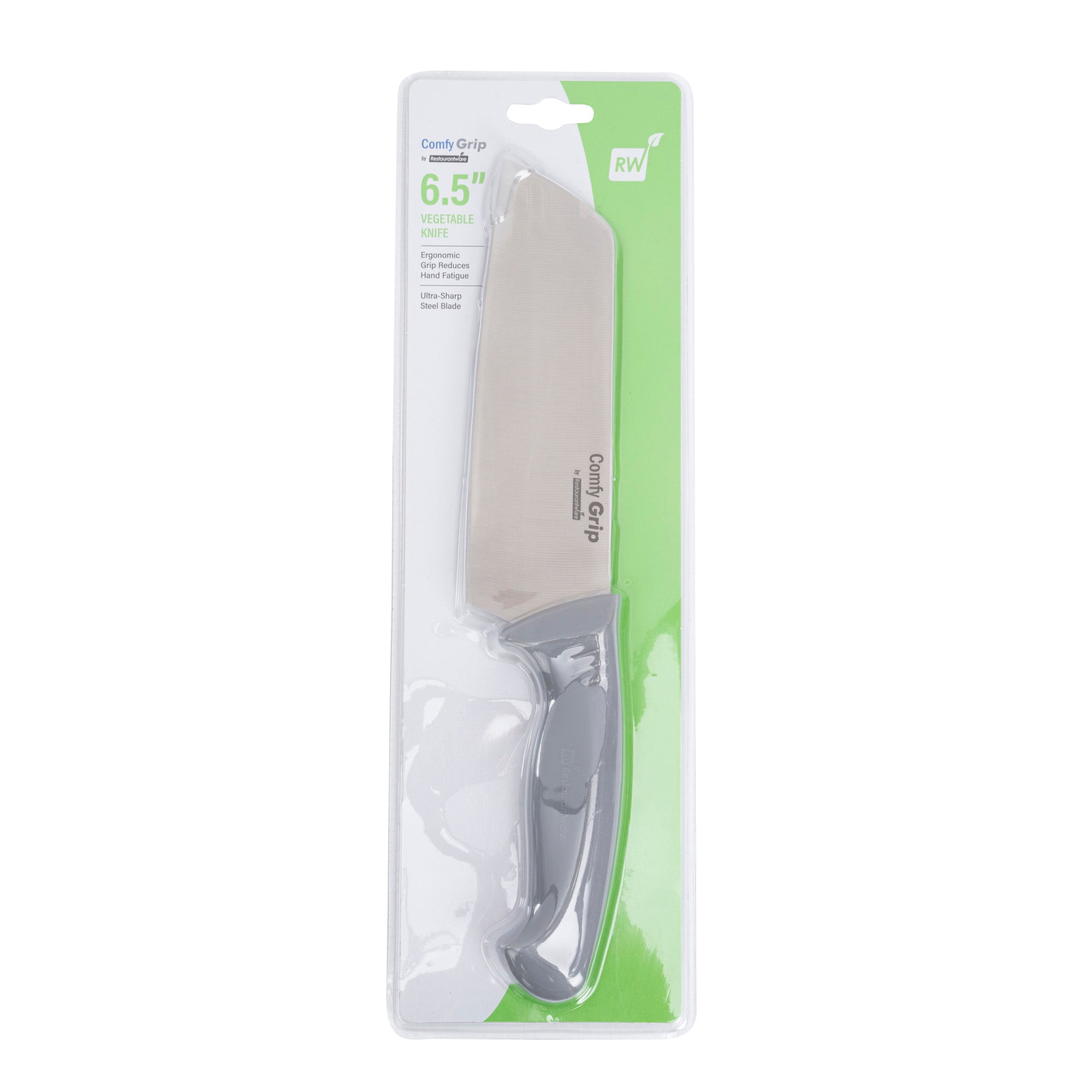 Comfy Grip Gray Stainless Steel 6.5" Vegetable Knife - 1 count box