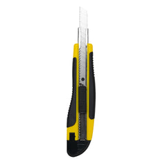 Handy Tek Yellow Snap Off Blade Knife - Anti-Slip Handle - 5 1/4