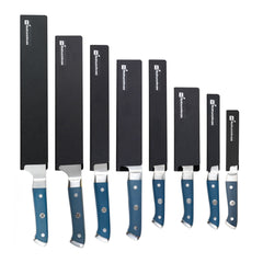 Sensei Black Plastic Knife Blade Cover / Guard Set - 8-Piece - 1 count box