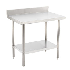 Kitchen Tek 16-Gauge 304 Stainless Steel Commercial Work Table - Medium Duty, 4