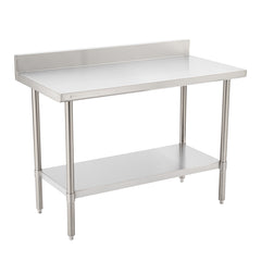 Kitchen Tek 16-Gauge 304 Stainless Steel Commercial Work Table - Medium Duty, 4