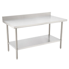 Kitchen Tek 16-Gauge 304 Stainless Steel Commercial Work Table - Medium Duty, 4