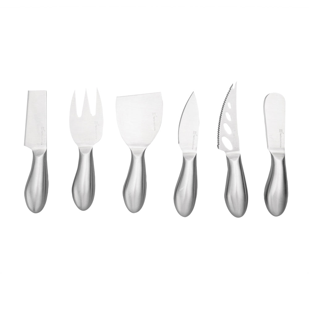 Met Lux Stainless Steel Cheese Knife Set - 6-Piece - 1 count box