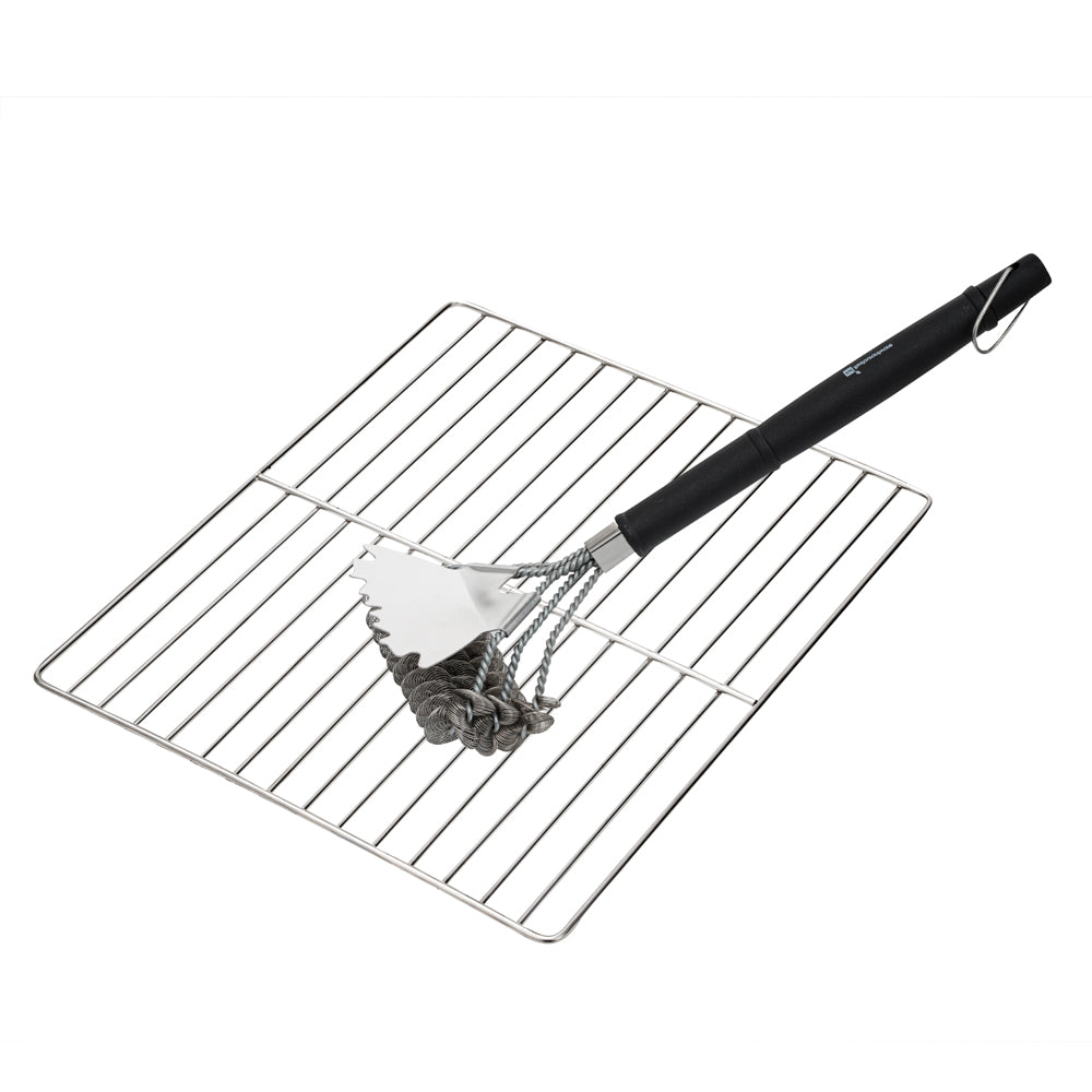 Met Lux Grill Brush / Scraper - Bristle Free - 16" - 1 count box