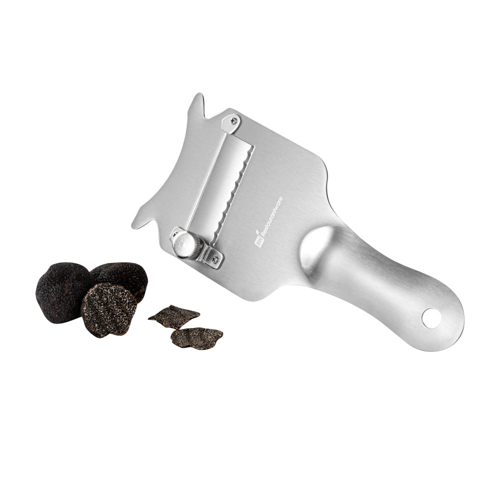 Met Lux Stainless Steel Truffle Slicer / Chocolate Shaver - 8 1/4" x 3 1/2" - 1 count box