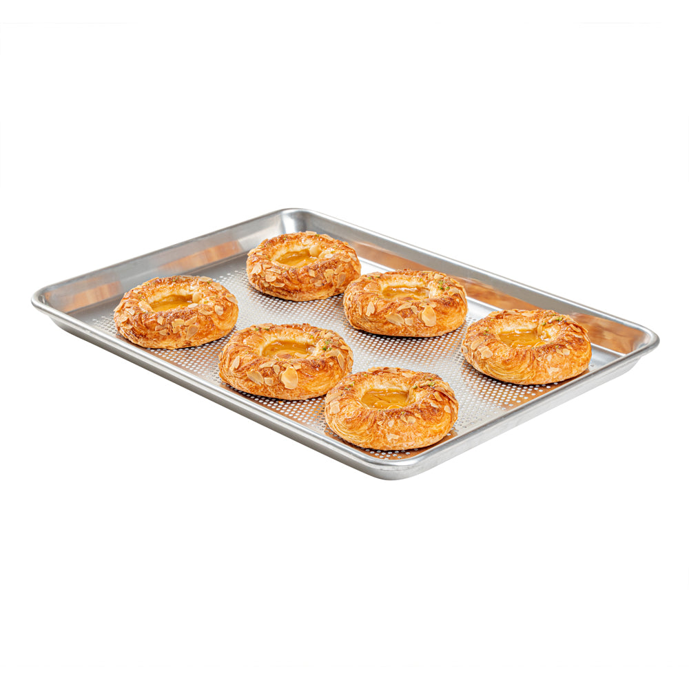 Met Lux Aluminum Half Size Baking Sheet - Perforated, Heavy Duty - 18" x 13" - 1 count box