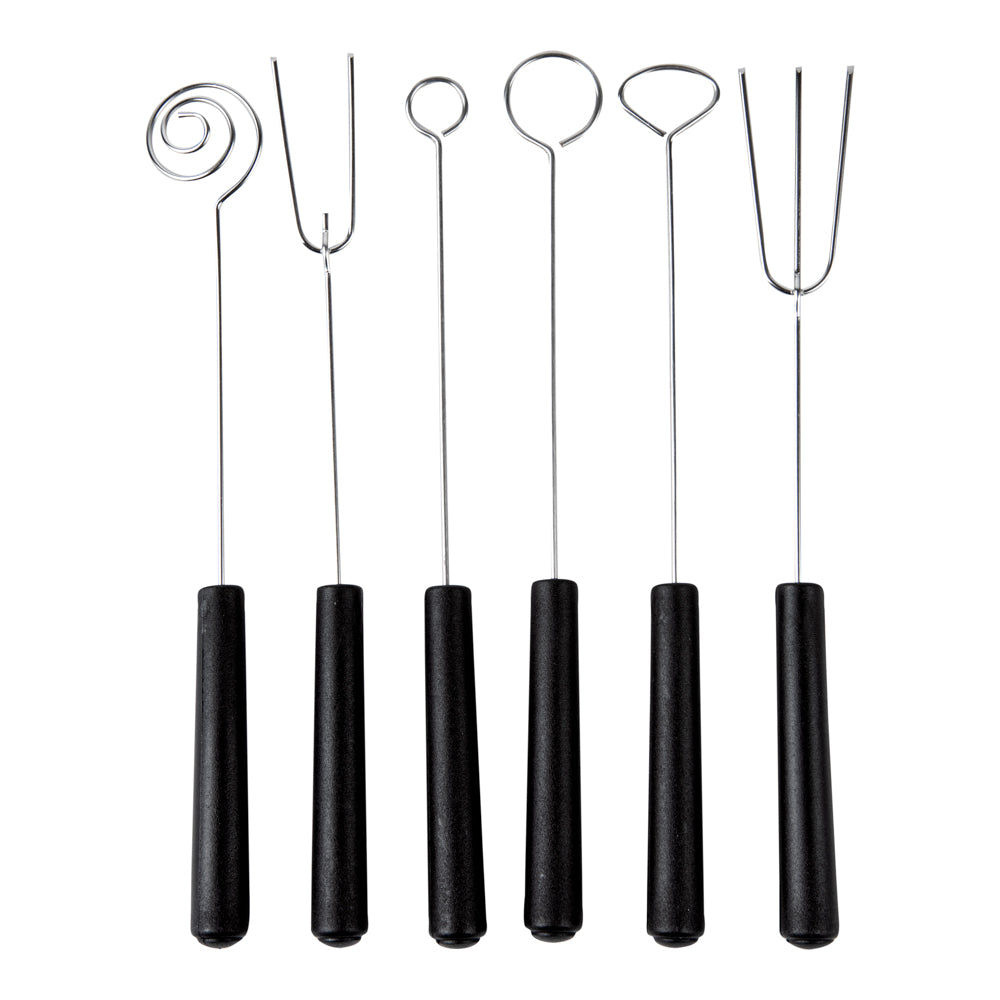 Met Lux Stainless Steel 6-Piece Dipping Fork Set - 1 count box