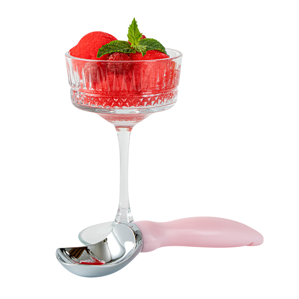 Comfy Grip Pink Metal Ice Cream Scoop - 7 3/4" x 2" x 1 3/4" - 1 count box