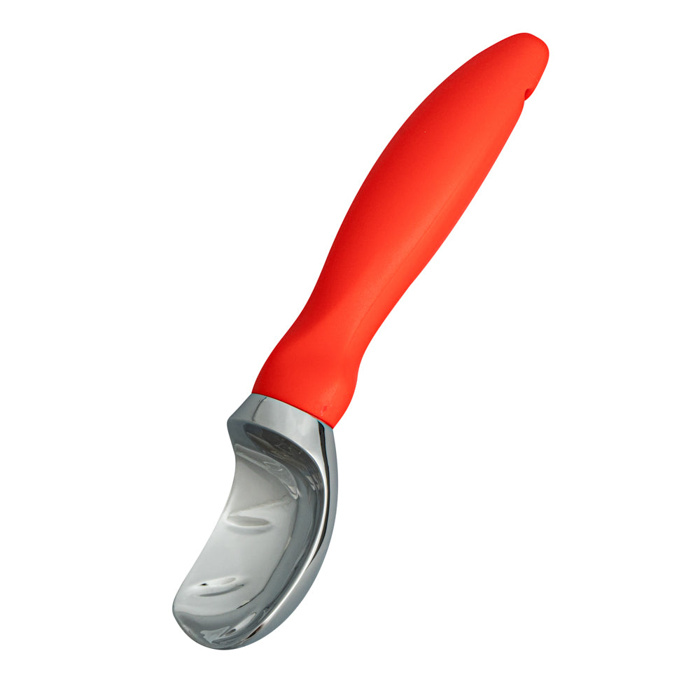 Comfy Grip Red Metal Ice Cream Scoop - 7 3/4" x 2" x 1 3/4" - 1 count box