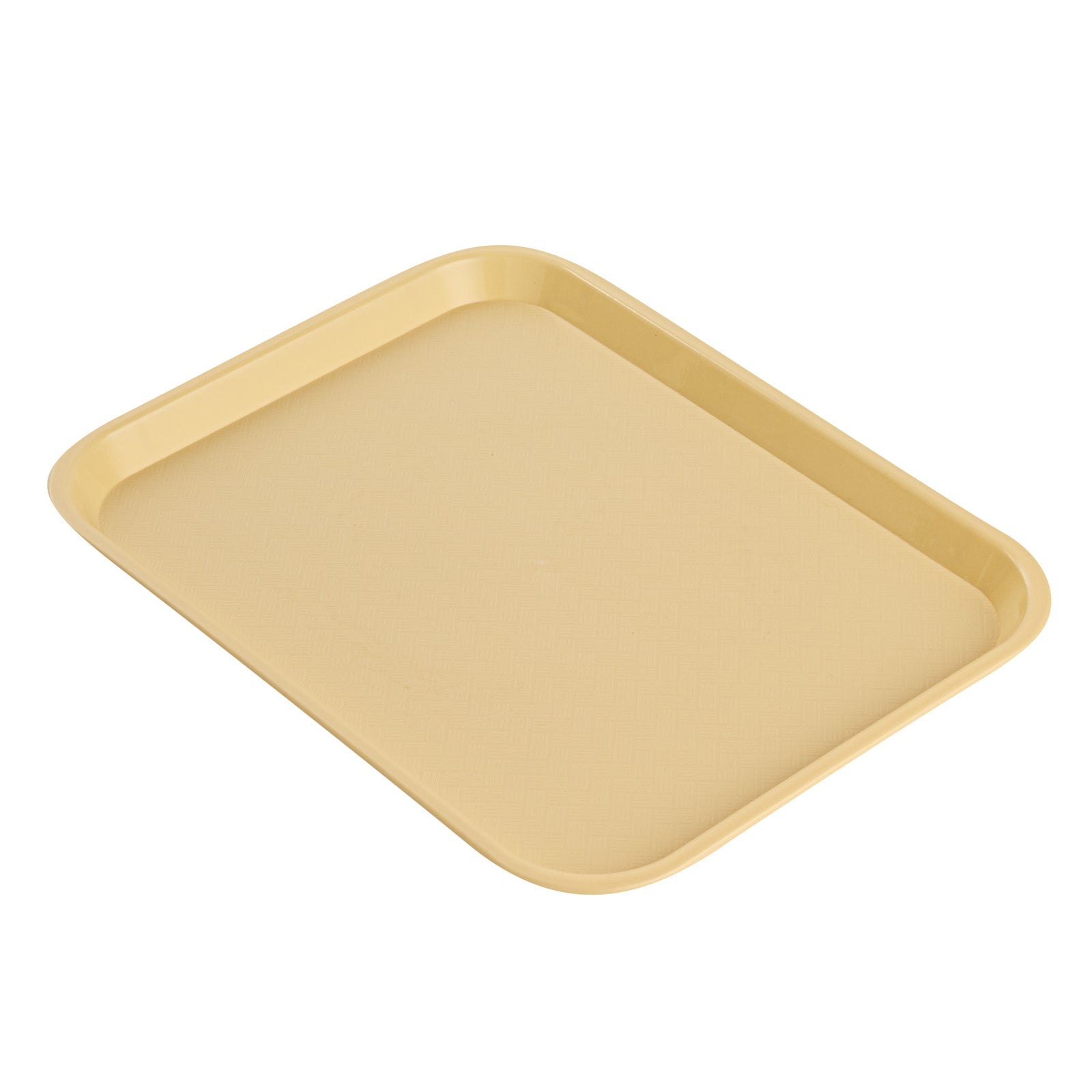 RW Base Rectangle Beige Plastic Fast Food Tray - 10" x 14" - 50 count box