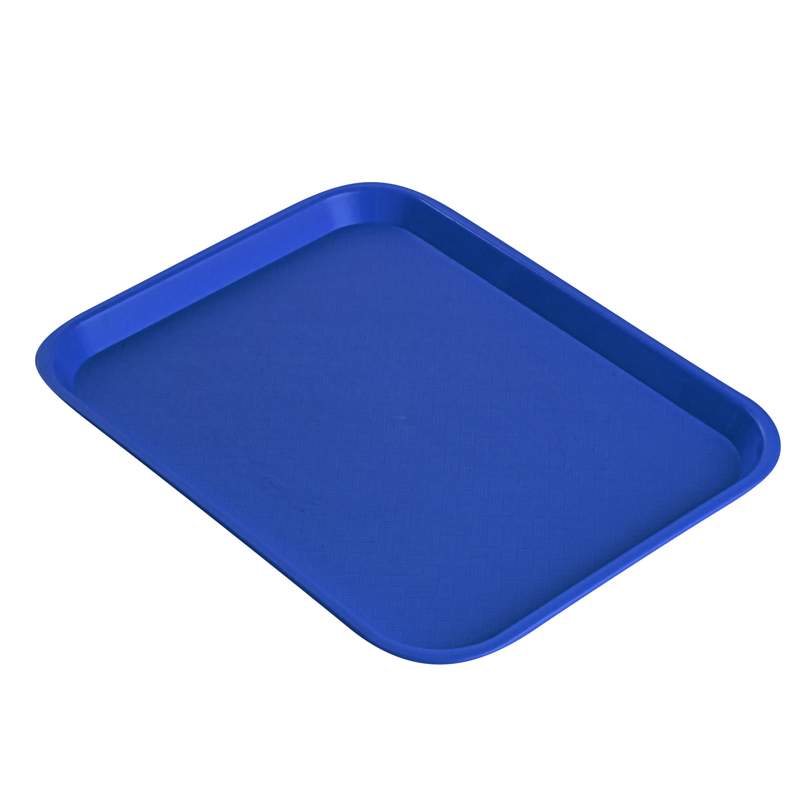 RW Base Rectangle Blue Plastic Fast Food Tray - 10" x 14" - 50 count box