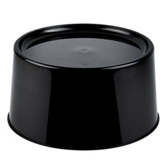 Bev Tek Round Black Plastic Beverage Dispenser Base - For 3 and 6 gal Dispenser - 10 1/2