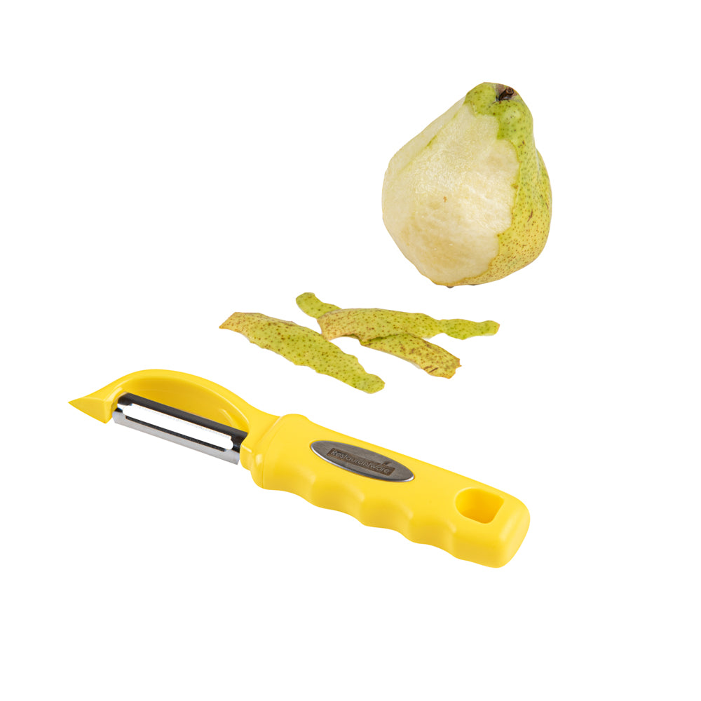 Comfy Grip Yellow Stainless Steel Vegetable Peeler - 7 1/2" - 1 count box