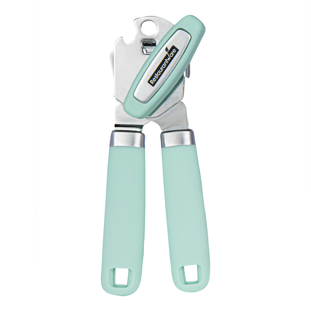 Comfy Grip Mint Green Stainless Steel Can Opener - 7 3/4" x 2" x 2 1/4" - 1 count box