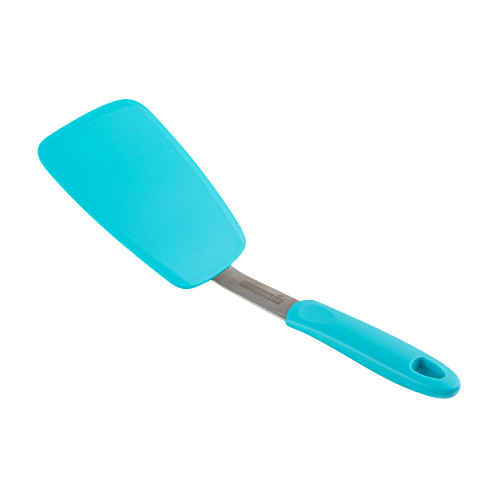 Comfy Grip Turquoise Silicone Solid Turner - 13 1/4" - 1 count box