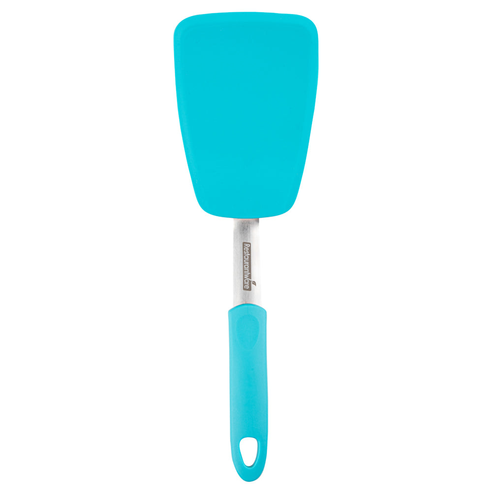 Comfy Grip Turquoise Silicone Solid Turner - 13 1/4" - 1 count box