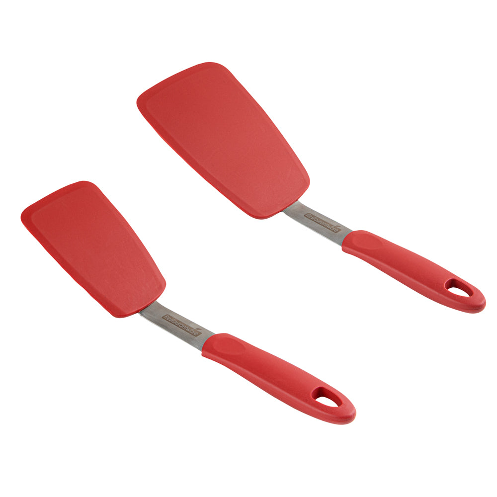 Comfy Grip Red Silicone 2-Piece Solid Turner Set - 1 count box