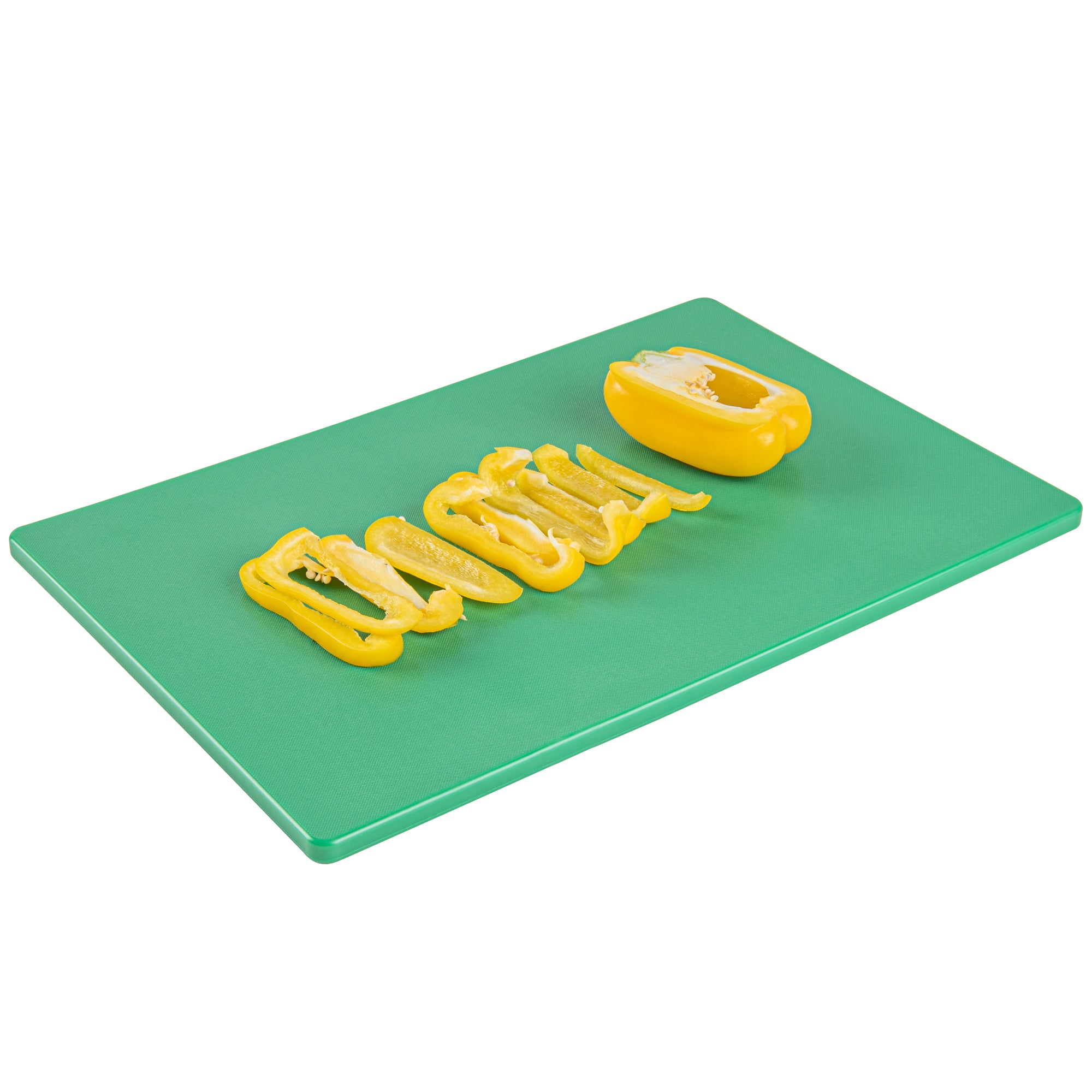 RW Base Green Plastic Cutting Board - 18" x 12" - 10 count box