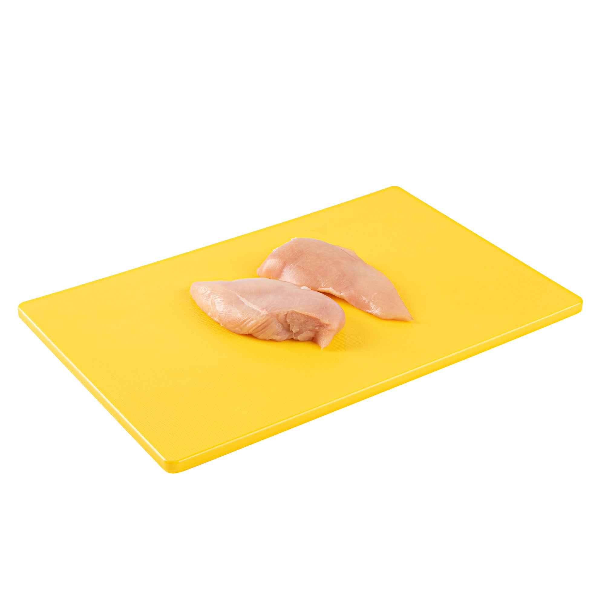 RW Base Yellow Plastic Cutting Board - 18" x 12" - 10 count box