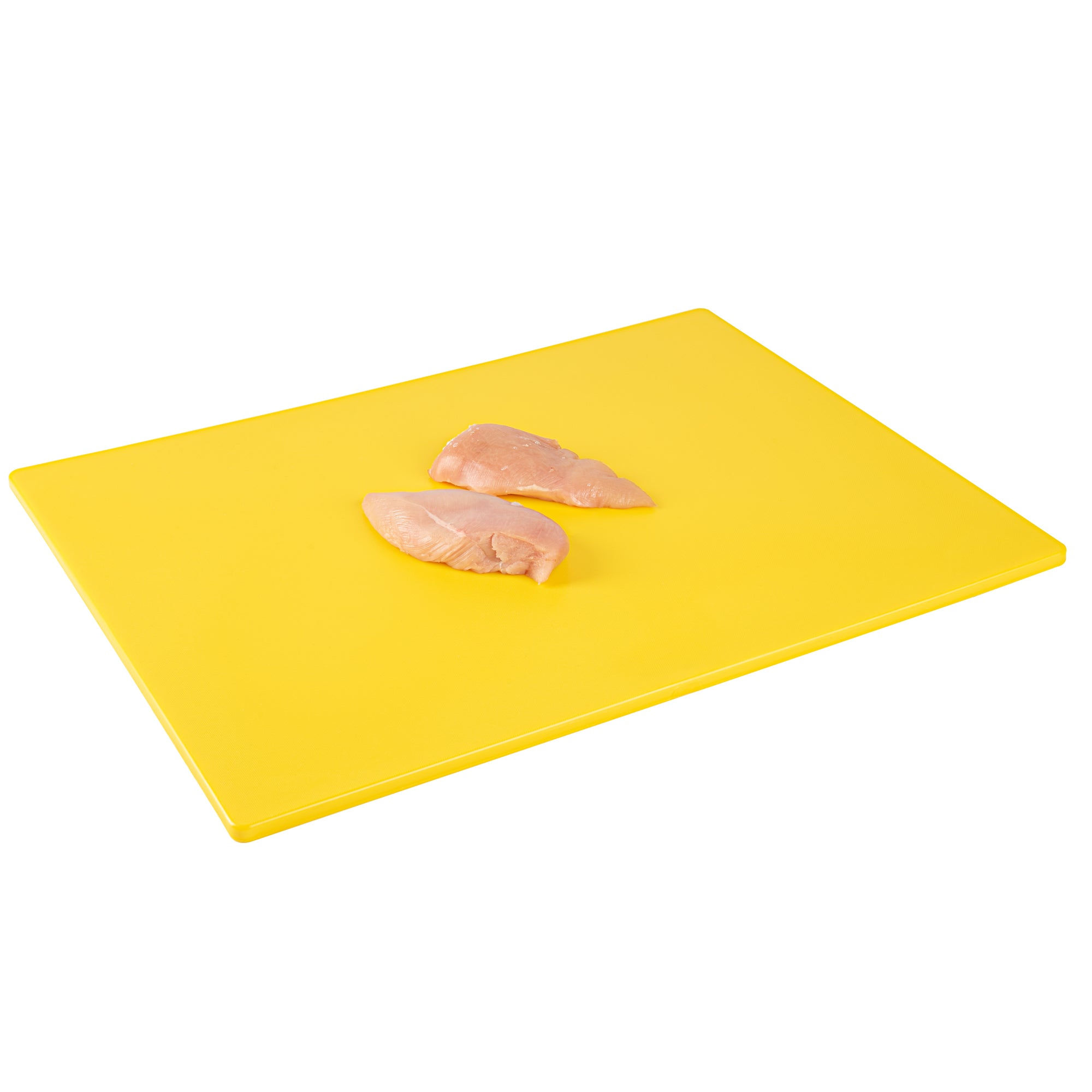 RW Base Yellow Plastic Cutting Board - 24" x 18" - 10 count box